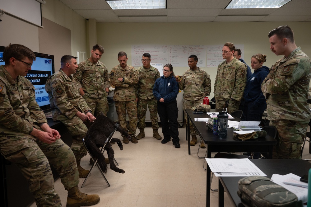 K9 TCCC training held at Eielson AFB