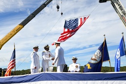 Naval Submarine Base New London Holds a Change of Command Ceremony