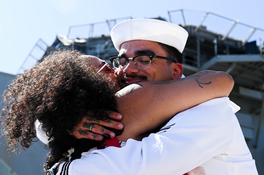 USS America (LHA 6) returns to San Diego