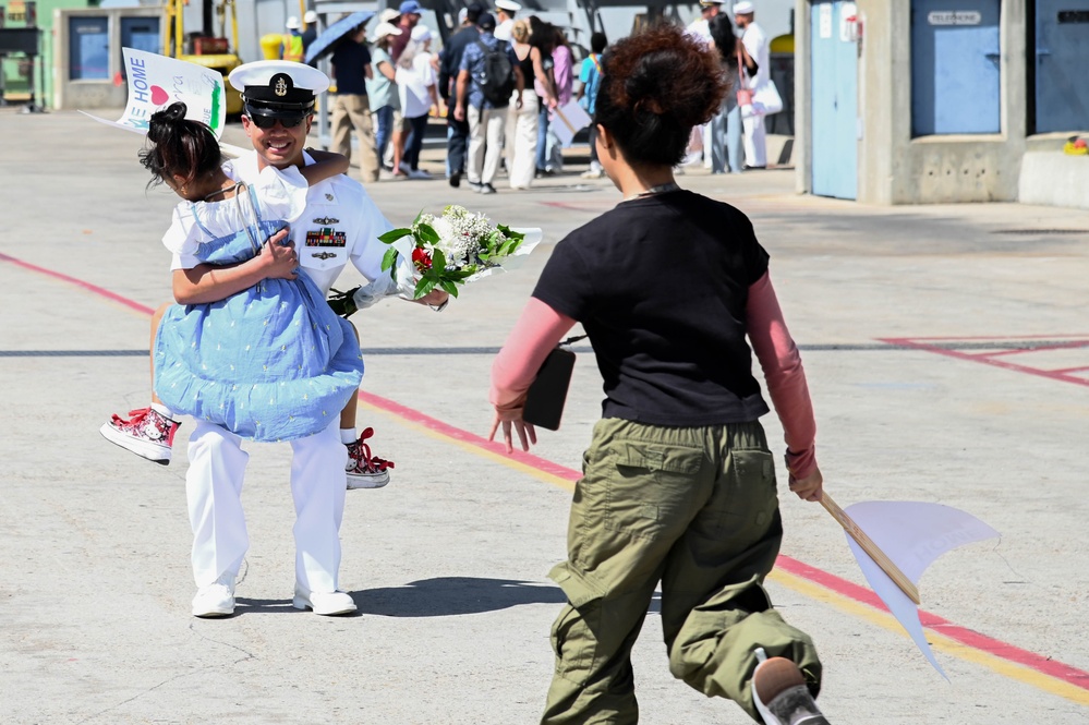 USS America (LHA 6) returns to San Diego