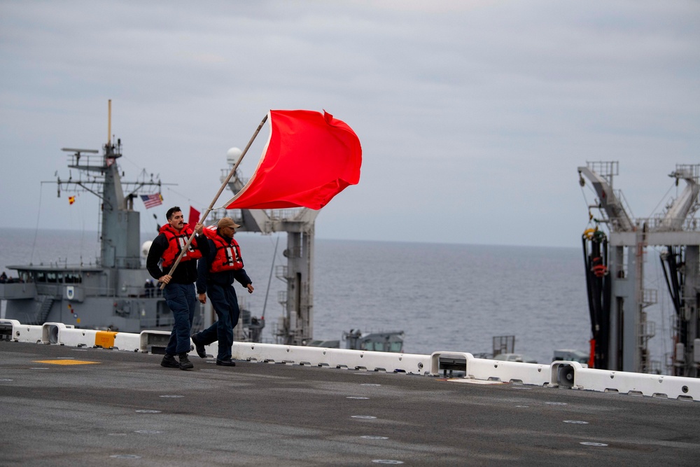 Boxer, BAP TACNA Conduct Underway Replenishment