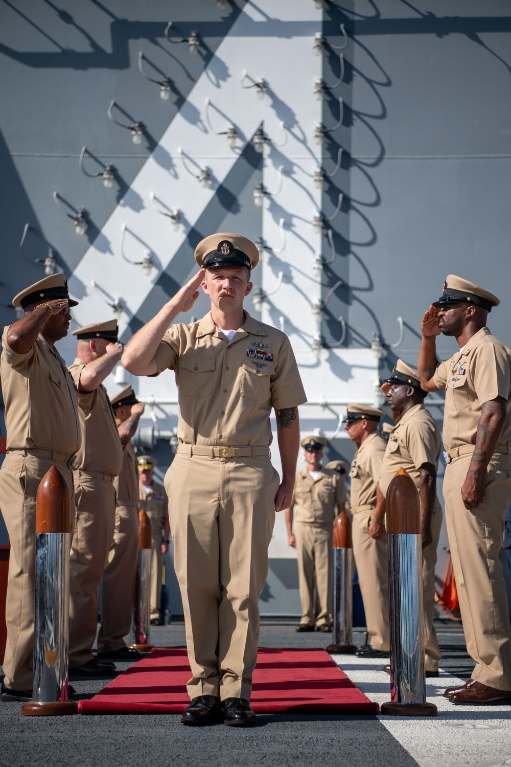 Boxer hosts Chief Pinning Ceremony
