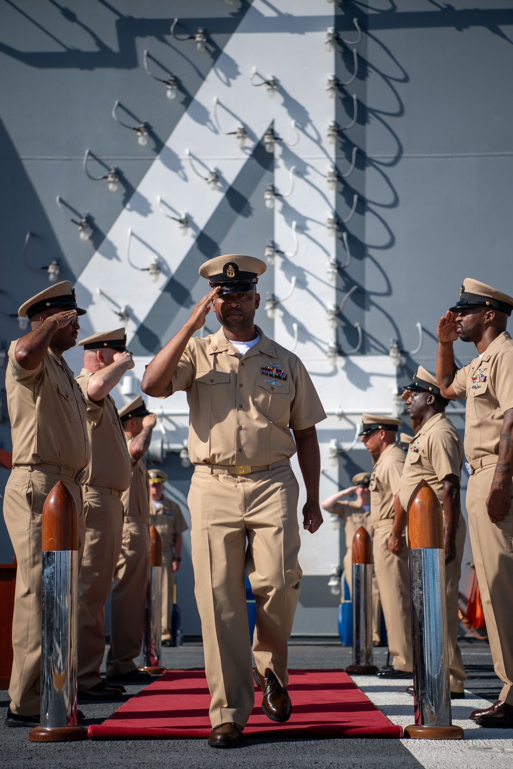 Boxer hosts Chief Pinning Ceremony