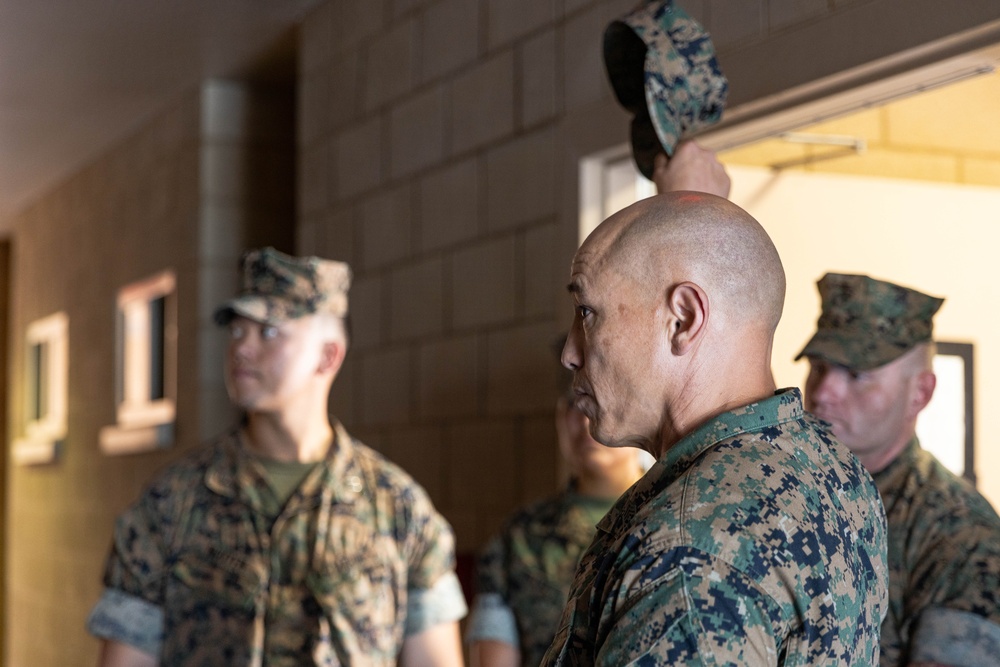 OCS III: IMEF Sgt. Maj. Participates in 7th Engineer Support Battalion Barracks 360 Reset