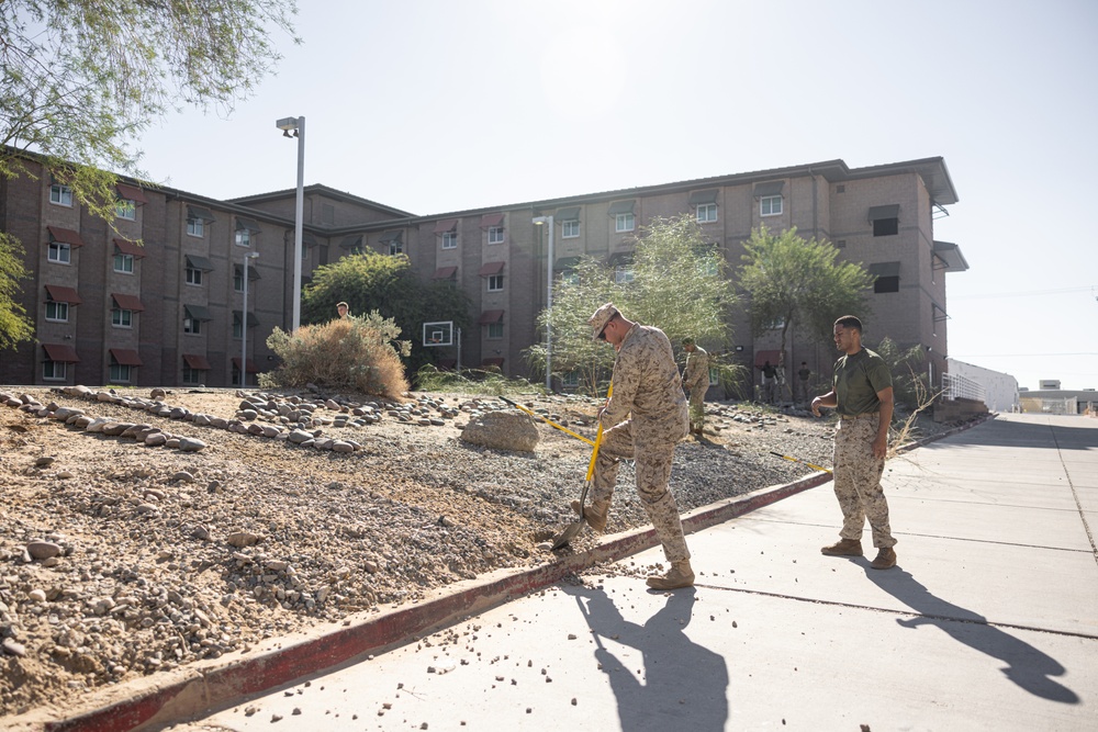 Marines Improve living conditions as part of Operation Clean Sweep III