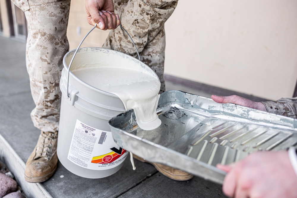 Marines Improve living conditions as part of Operation Clean Sweep III