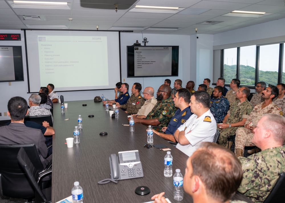 Naval Command College Visits C3F