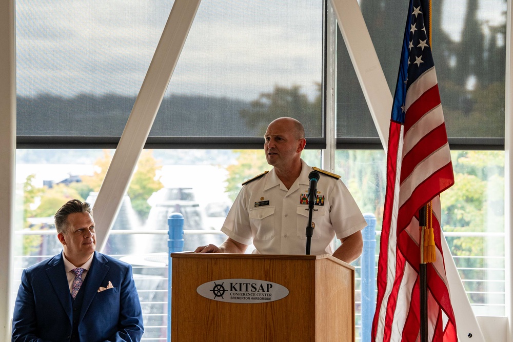 Puget Sound Navy Museum Holds 250th Birthday Ceremony For The U.S. Navy