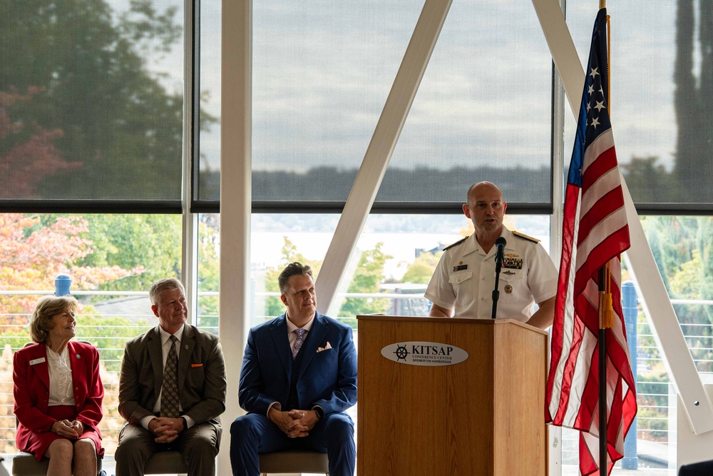 Puget Sound Navy Museum Holds 250th Birthday Ceremony For The U.S. Navy