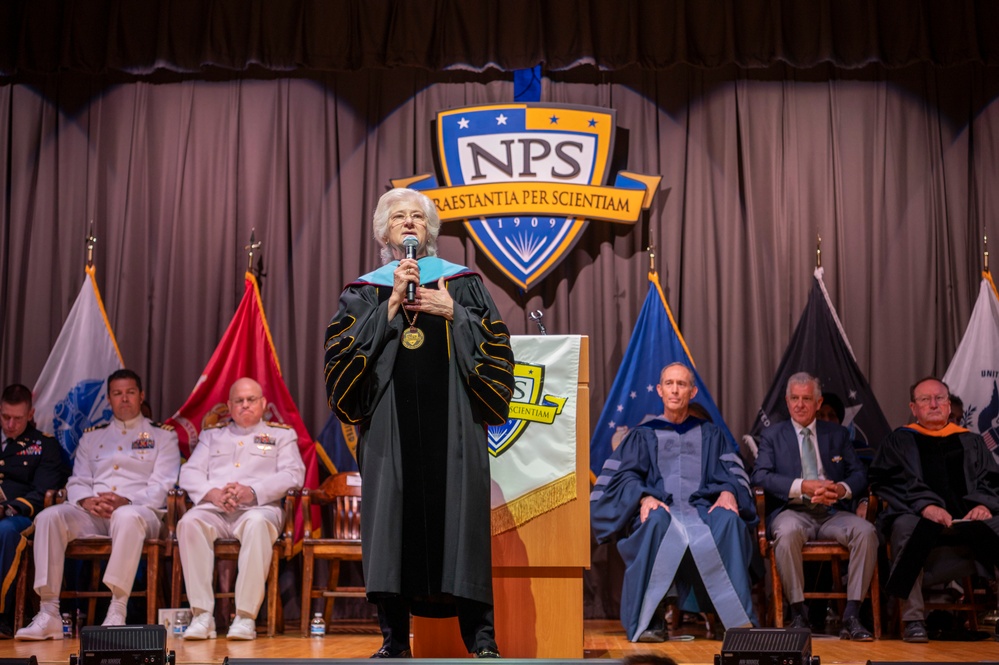 In Commencement Address, Commander Task Force 66 Celebrates Graduates, Underscores Strategic Advantage of NPS