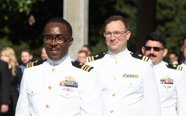 In Commencement Address, Commander Task Force 66 Celebrates Graduates, Underscores Strategic Advantage of NPS