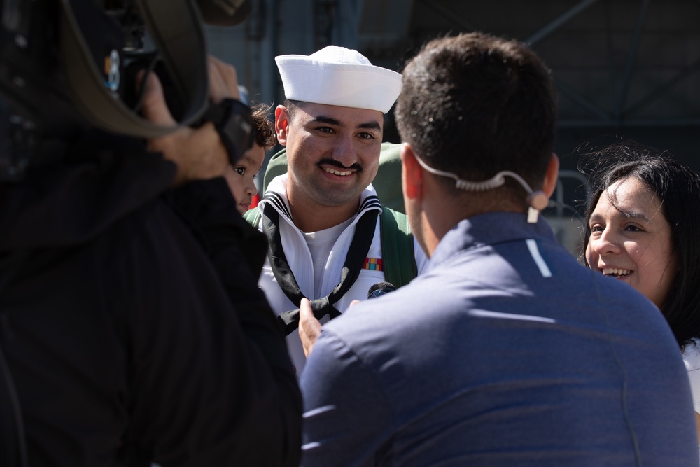 USS America (LHA 6) Completes Homeport Shift to San Diego