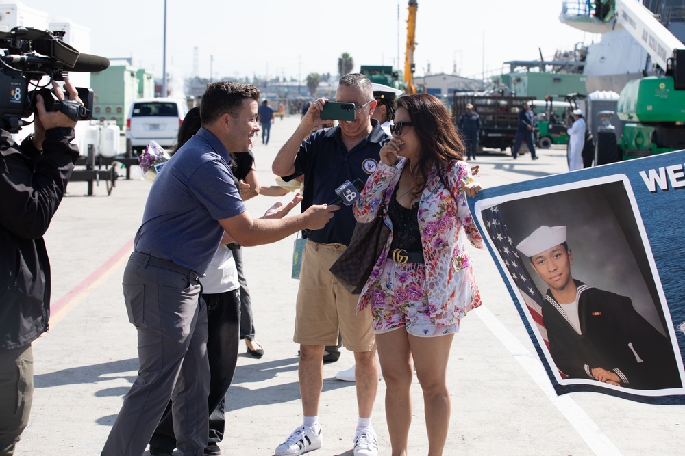 USS America (LHA 6) Completes Homeport Shift to San Diego