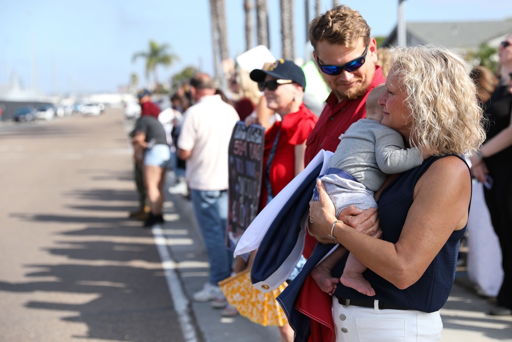 USS America (LHA 6) Completes Homeport Shift to San Diego