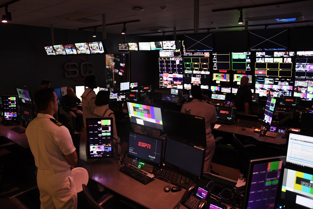 Sailors Visit ESPN Headquarters During Navy Week