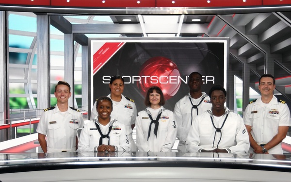 Sailors Visit ESPN Headquarters During Navy Week