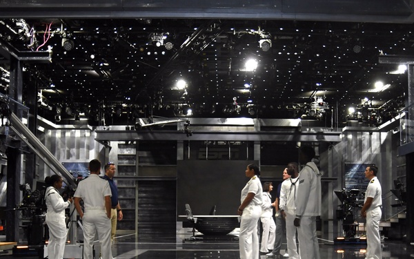 Sailors Visit ESPN Headquarters During Navy Week