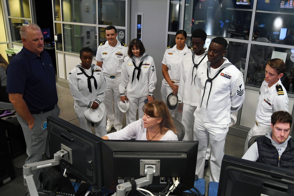 Sailors Visit ESPN Headquarters During Navy Week