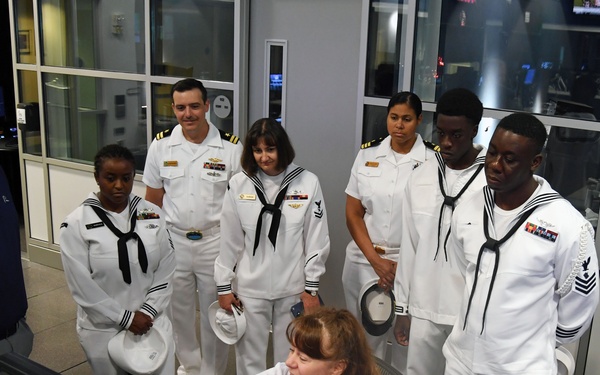 Sailors Visit ESPN Headquarters During Navy Week