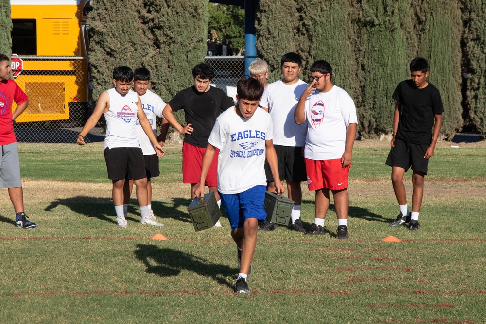 RSS Fresno: Firebaugh High School Combat Fitness Test