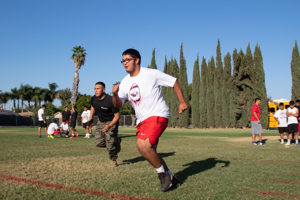 RSS Fresno: Firebaugh High School Combat Fitness Test