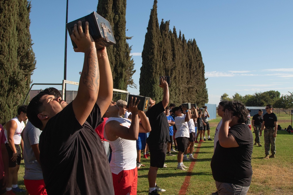 RSS Fresno: Firebaugh High School Combat Fitness Test