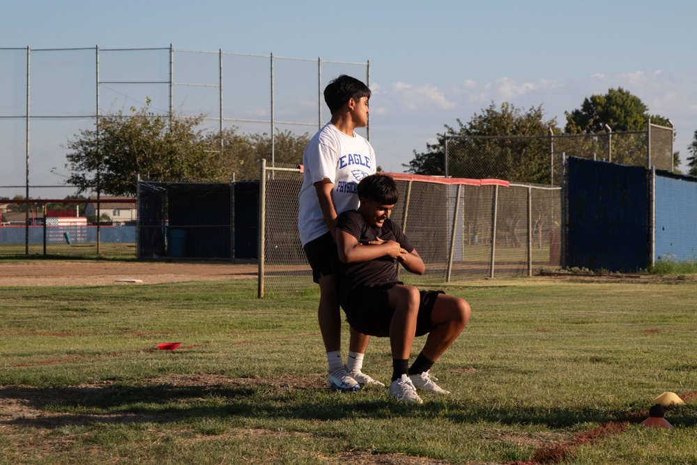 RSS Fresno: Firebaugh High School Combat Fitness Test