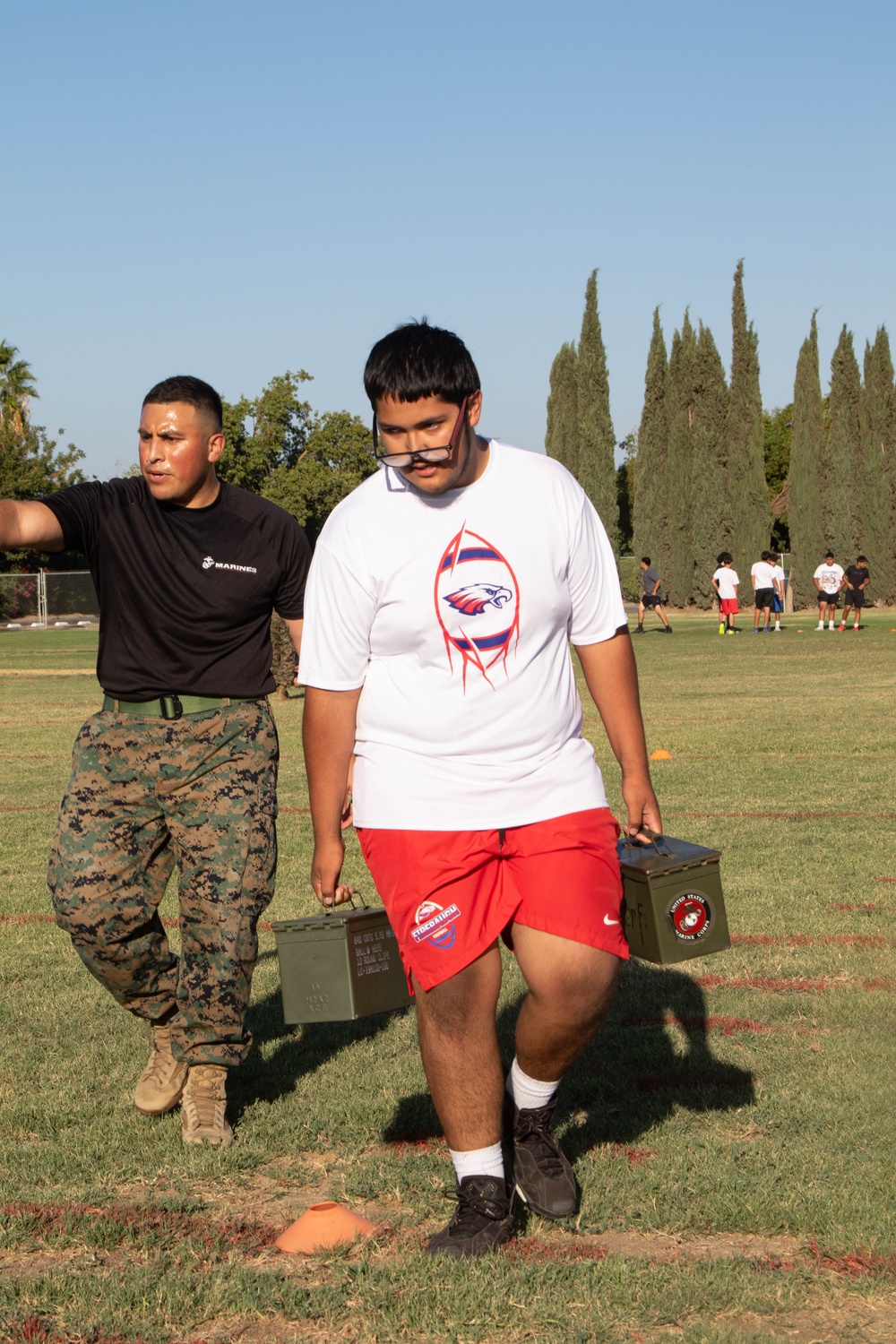 RSS Fresno: Firebaugh High School Combat Fitness Test