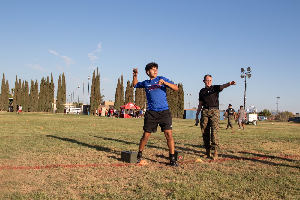 RSS Fresno: Firebaugh High School Combat Fitness Test