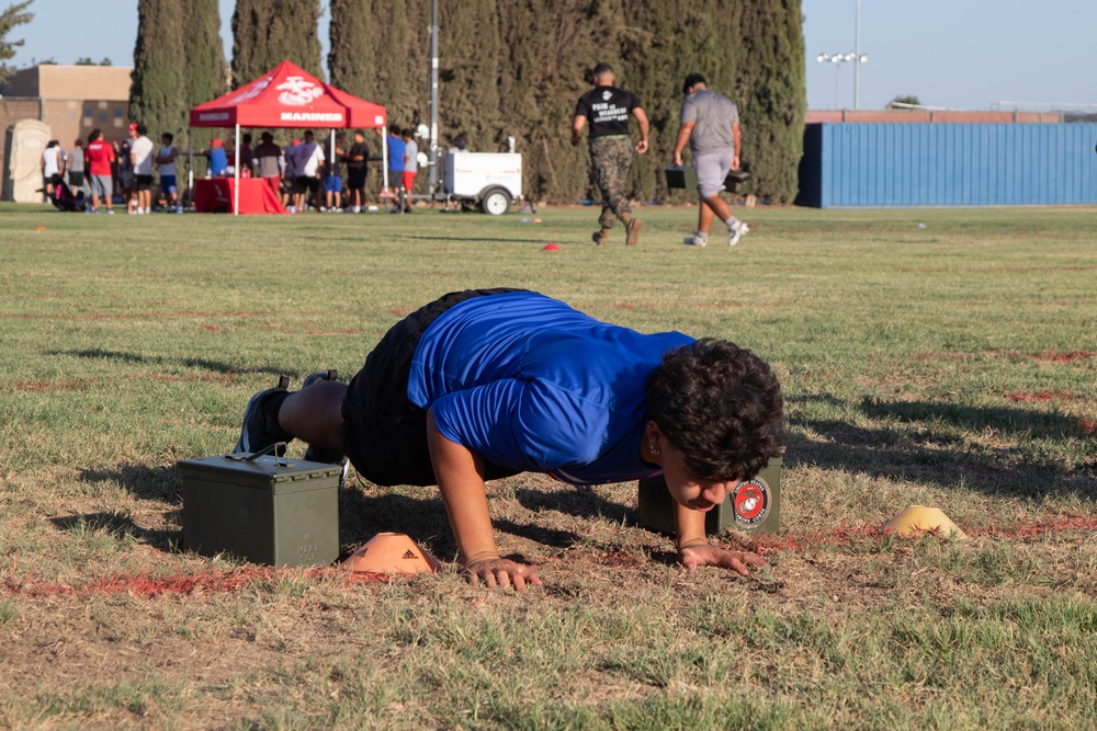 RSS Fresno: Firebaugh High School Combat Fitness Test