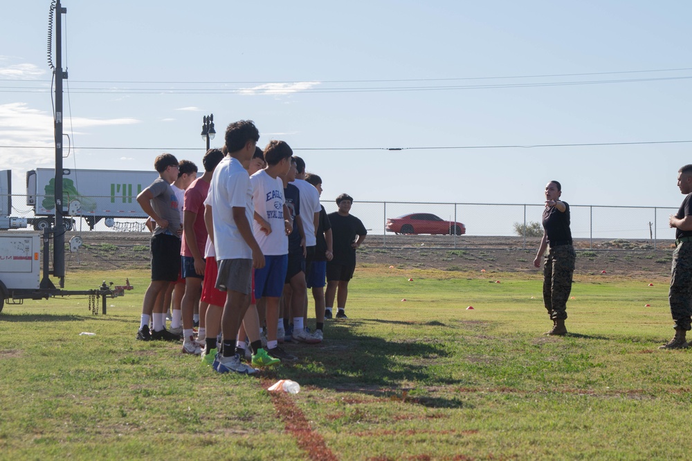RSS Fresno: Firebaugh High School Combat Fitness Test