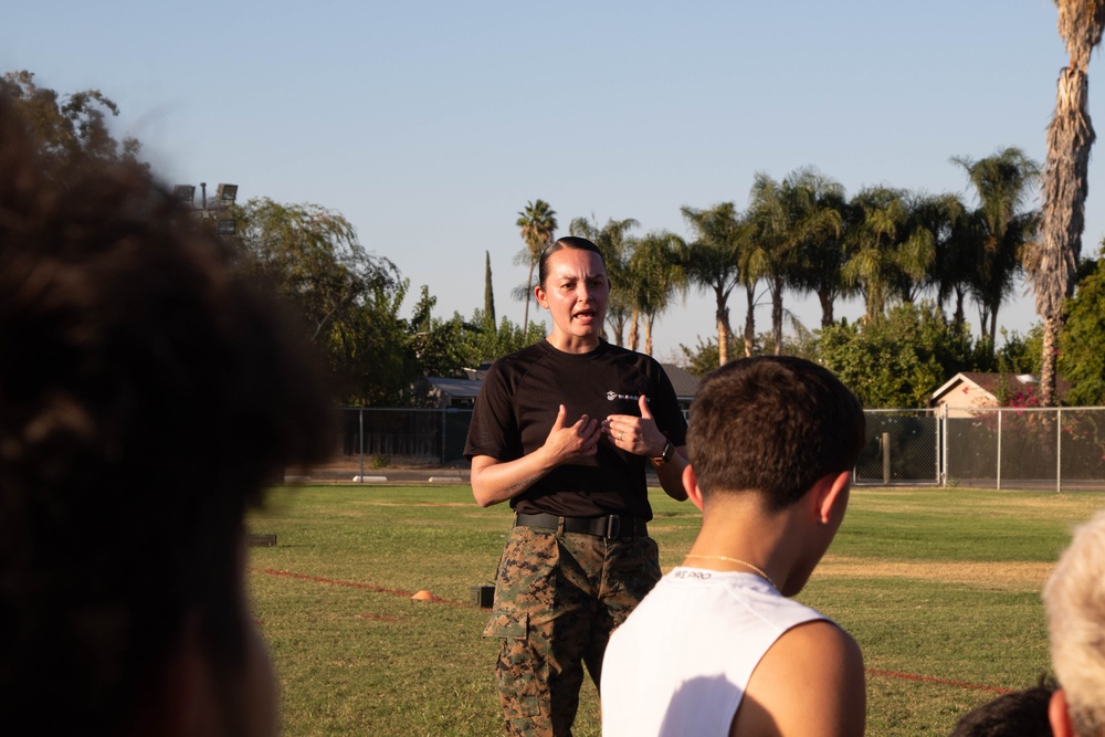 RSS Fresno: Firebaugh High School Combat Fitness Test