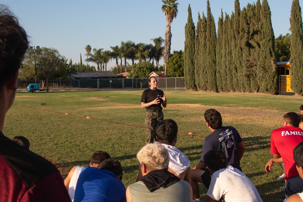 RSS Fresno: Firebaugh High School Combat Fitness Test
