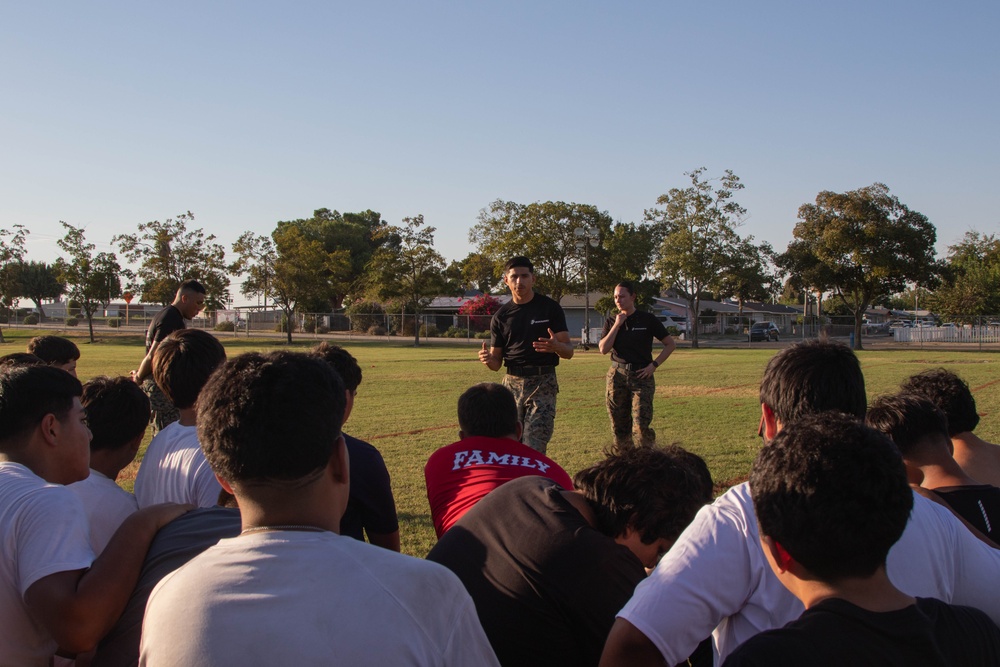 RSS Fresno: Firebaugh High School Combat Fitness Test