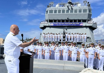 JBPHH Commander Visits ROKS Hansando