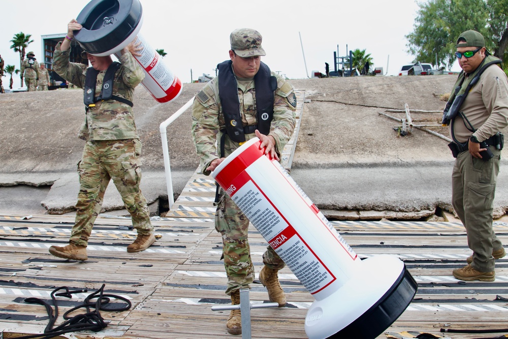 Joint Task Force-Southern Border employs National Defence Area buoys