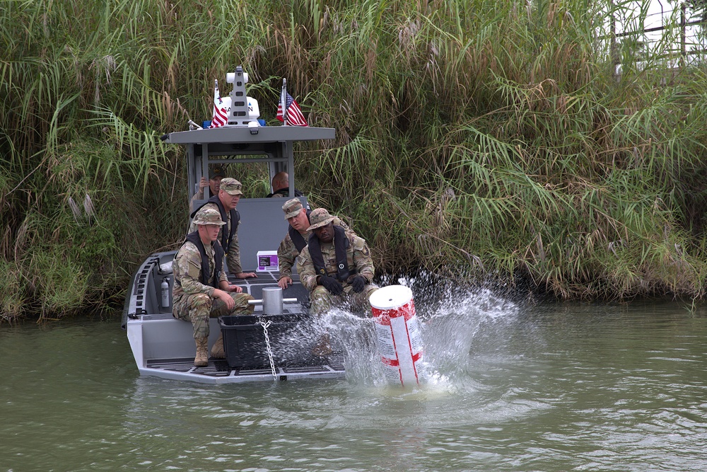 Joint Task Force-Southern Border employs National Defence Area buoys