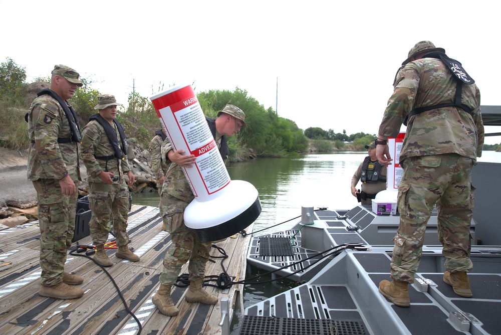 Joint Task Force-Southern Border employs National Defence Area buoys