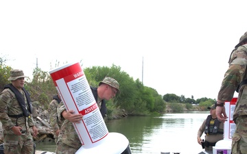 Joint Task Force-Southern Border employs National Defence Area buoys
