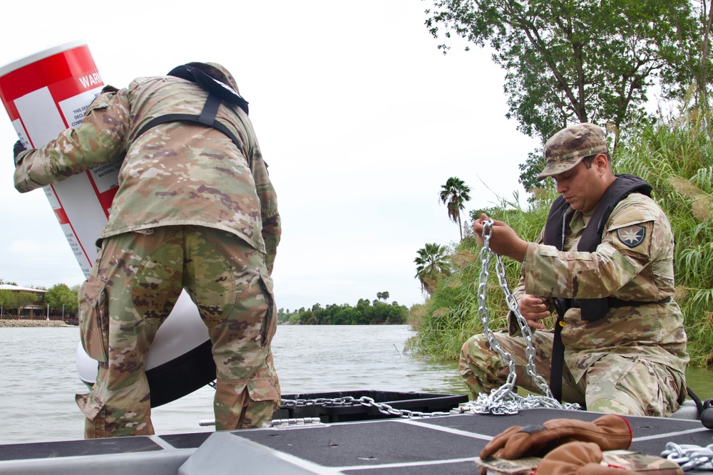 Joint Task Force-Southern Border employs National Defence Area buoys