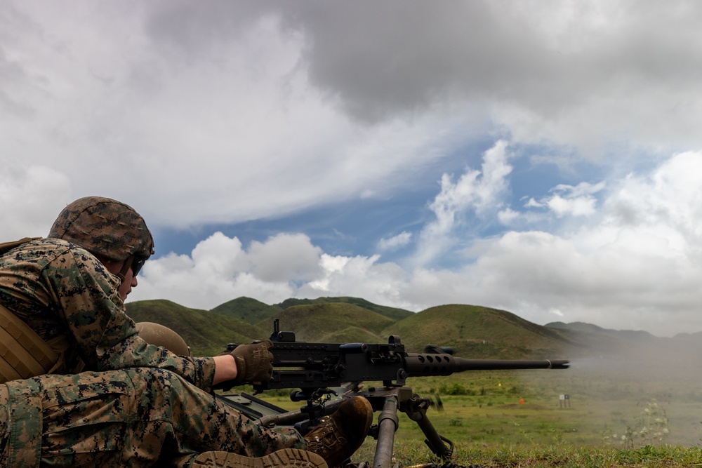 22nd MEU(SOC) | CLB 26 Conducts Machine Gun Range on Camp Santiago, Puerto Rico