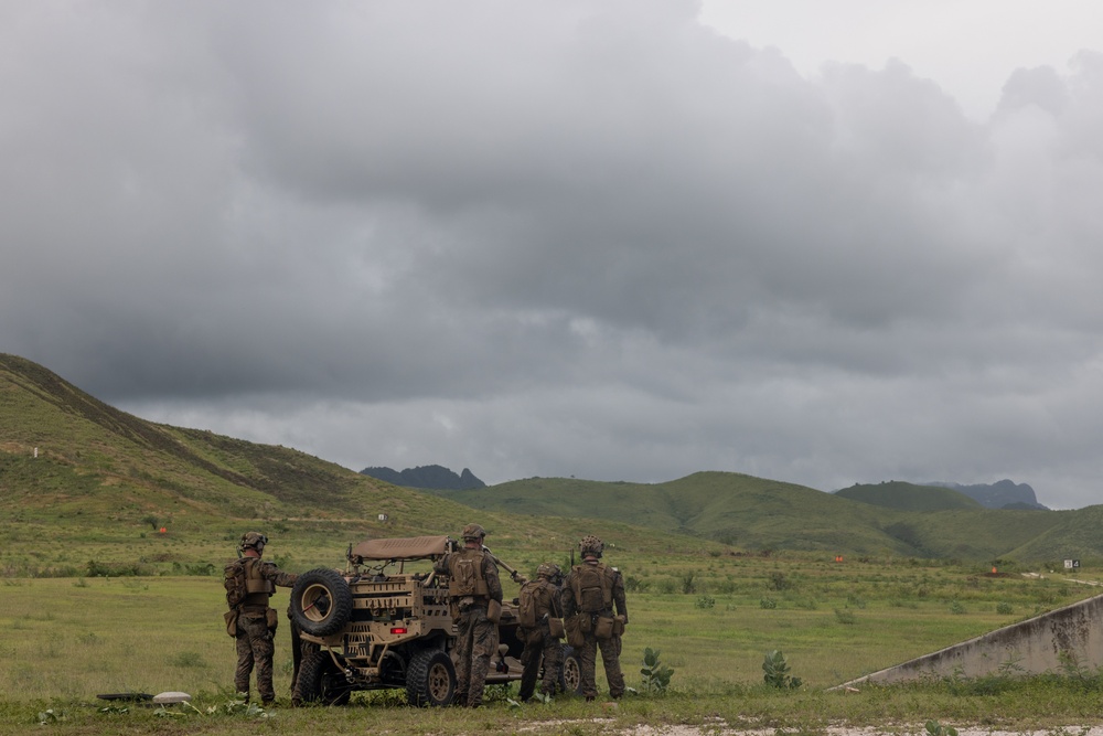 22nd MEU(SOC) | CLB 26 Conducts Machine Gun Range on Camp Santiago, Puerto Rico