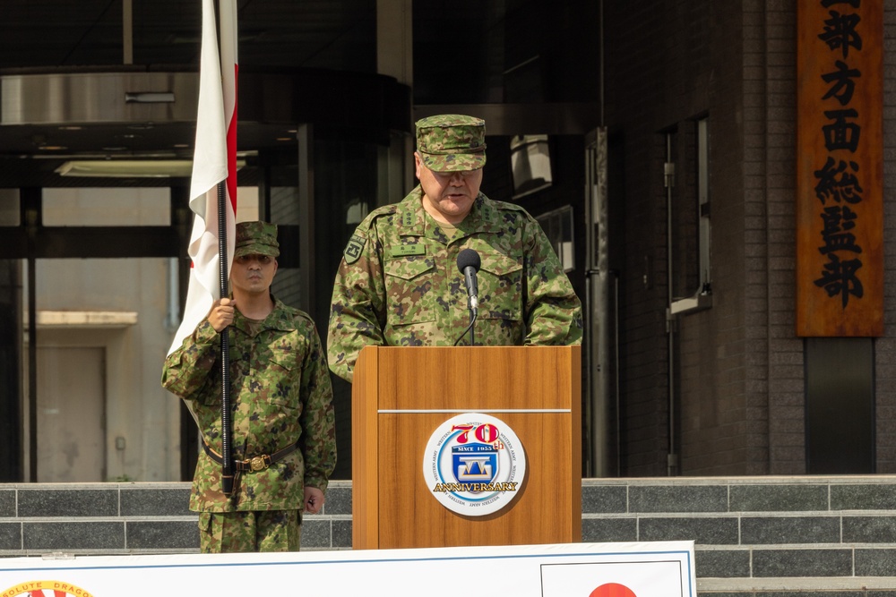 U.S. Marines and Japan Self-Defense Force conduct closing ceremony for Resolute Dragon 25