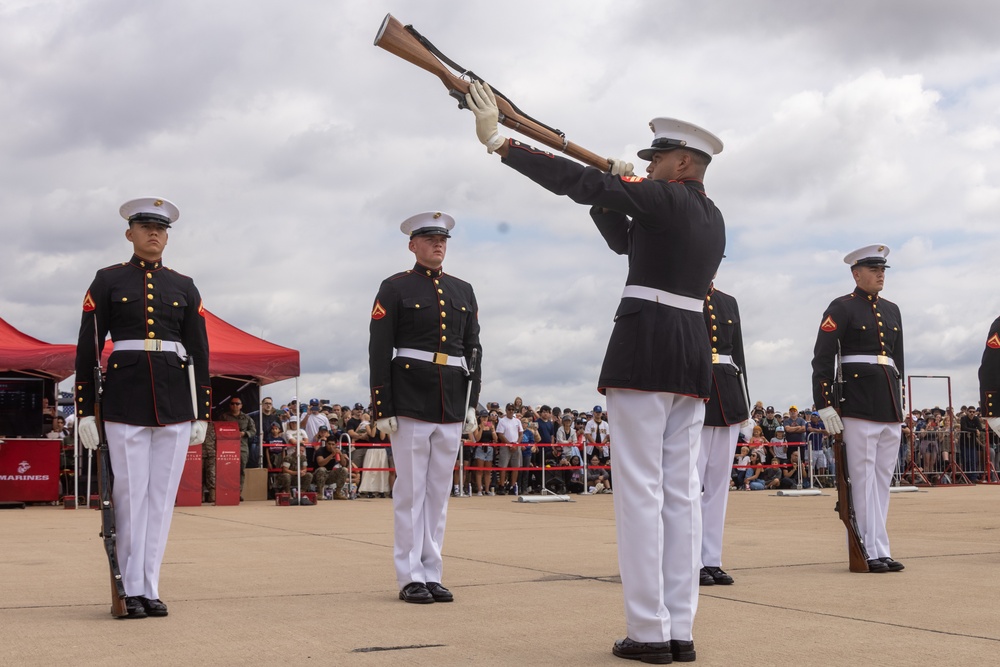 America’s Airshow 2025 Day 1: Silent Drill Platoon Performs