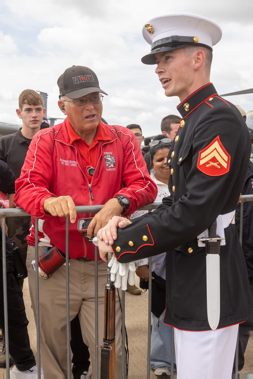 America’s Airshow 2025 Day 1: Silent Drill Platoon Performs