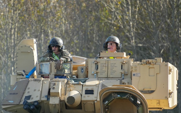 6-9 CAV Kicks Off Deployment with Tank Transport