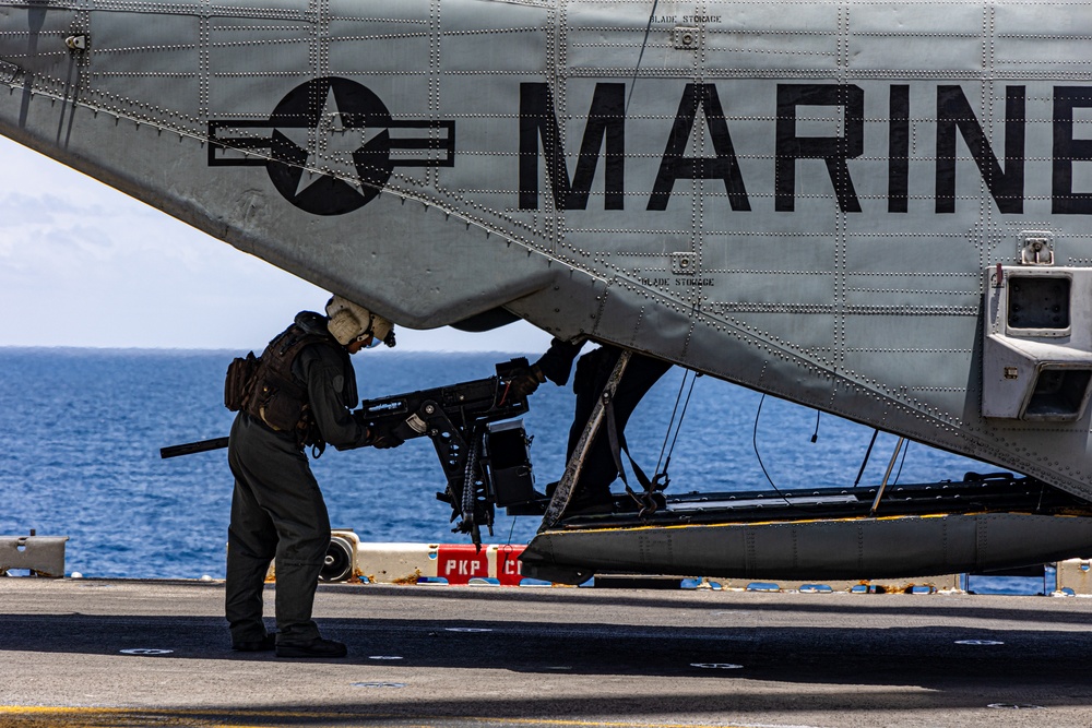 22nd MEU (SOC) | Flight Operations aboard USS Iwo Jima