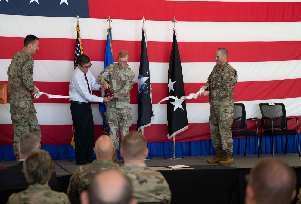 Space Intelligence Production Cell ribbon-cutting
