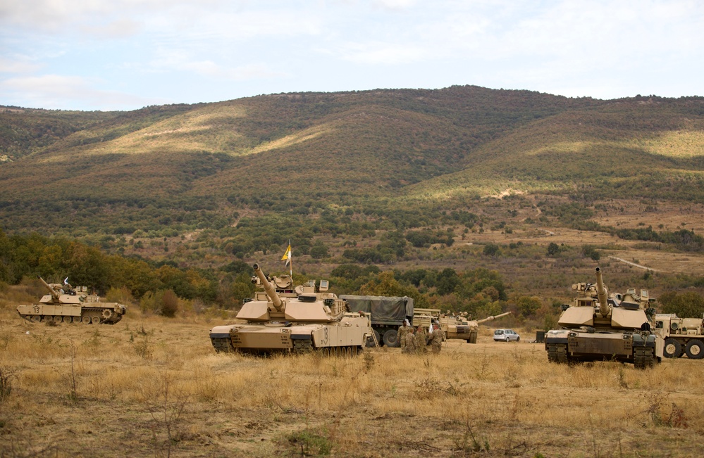1st ABCT, 1st Infantry Division, M1A2 Table III Gunnery at Novo Selo Training Area