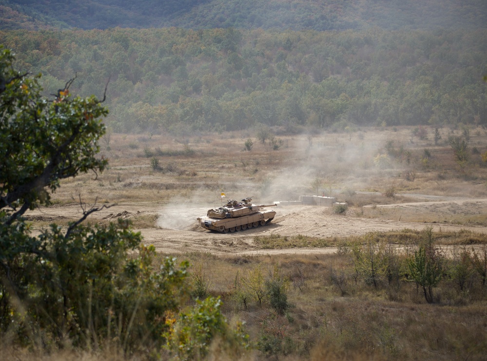 1st ABCT, 1st Infantry Division, M1A2 Table III Gunnery at Novo Selo Training Area